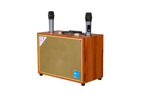  Loa Xách Tay Di Động AZ-SG09 - Loa 2 Đường Tiếng Bass25 Siêu Trầm Âm Thanh Mạnh Mẽ Vô Đối Đi Kèm 2 Micro Không Dây Bảo Hành 12 Tháng 