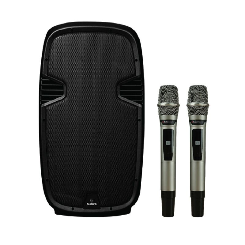  LOA SUMICO ON THE GO 15, BASS 40CM, CÔNG SUẤT 300W,  2 TAY MICRO 
