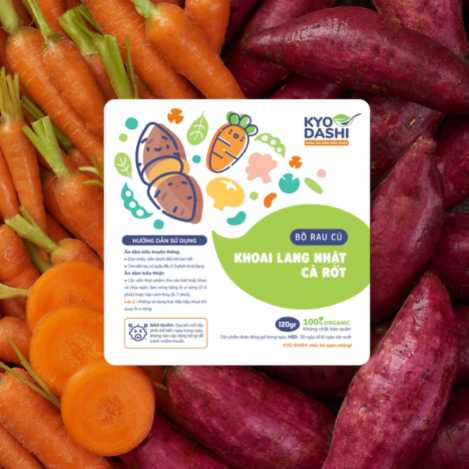  Cháo cà rốt - khoai lang Nhật 