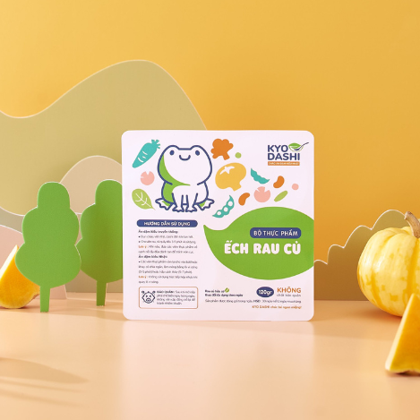  Cháo ếch rau củ 