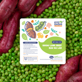  Cháo khoai lang Nhật - đậu Hà Lan 