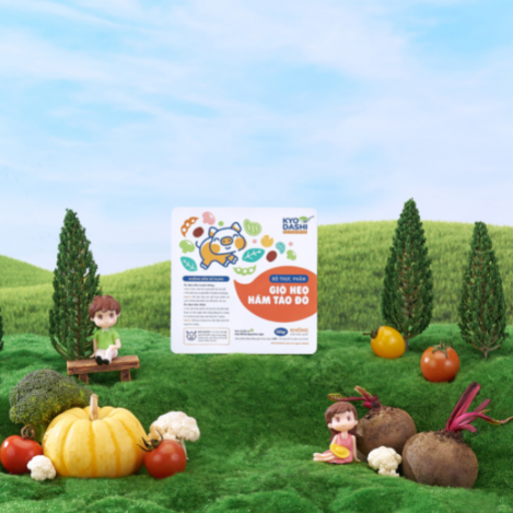  Cháo giò heo hầm táo đỏ 