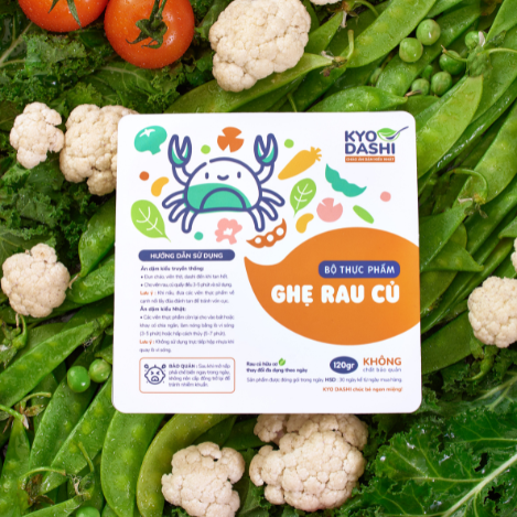  Cháo ghẹ rau củ 