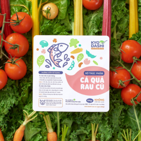  Cháo cá quả rau củ 