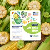  Cháo ngô - cải thìa 