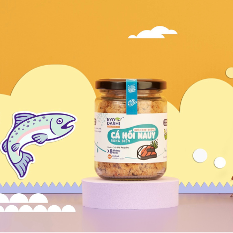  Ruốc dinh dưỡng cá hồi Nauy - rong biển 