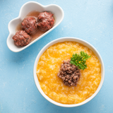  Cháo bò sốt spagetti 