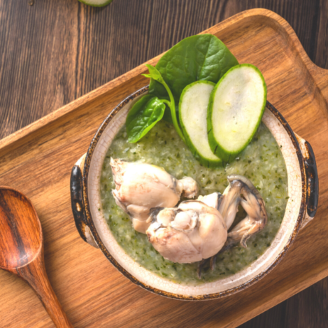  Cháo ếch rau củ 