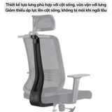  Ghế Làm Việc Ngả Lưng Lưới - Ghế Công Thái Học TIDO-GXTH-312-N 