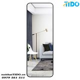  Gương chữ nhật treo tường Decor viền thép sơn tĩnh điện TI-G04 