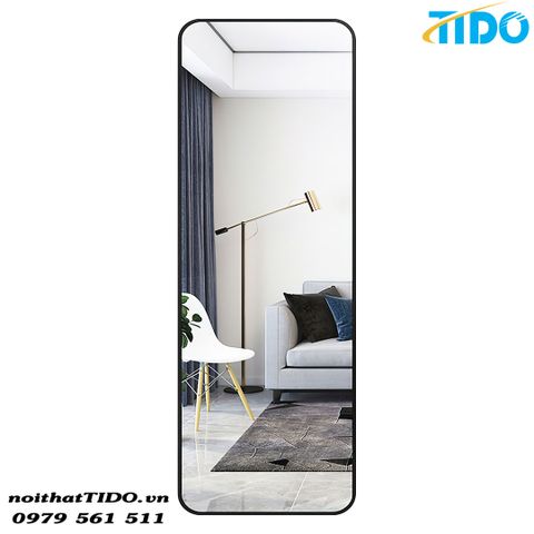  Gương chữ nhật treo tường Decor viền thép sơn tĩnh điện TI-G04 