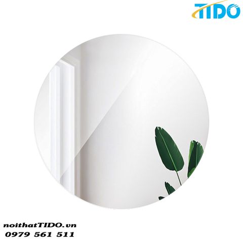  Gương Decor dáng tròn không viền, không đèn TI-G15 