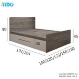  Giường Ngủ TI-GN18 