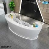  BÀN TIẾP TÂN MÀU TRẮNG THIẾT KẾ ĐƠN GIẢN HIỆN ĐẠI TI-QLT13 