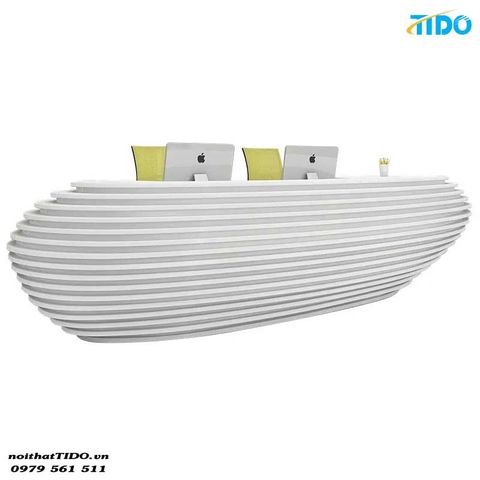  Quầy Lễ Tân Kiểu Xếp Tầng Độc Đáo TI-QLT39 