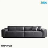  GHẾ SOFA PHÒNG KHÁCH MÀU XÁM ĐẬM CHO 4 NGƯỜI NGỒI TI-SF06 