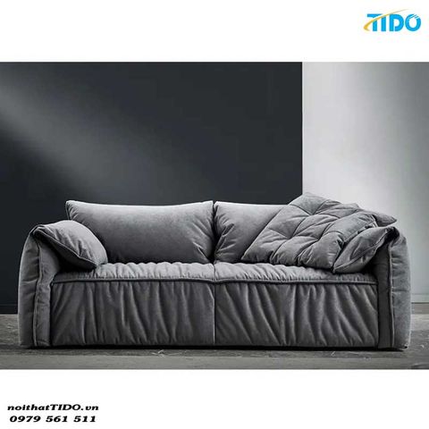  GHẾ SOFA PHÒNG KHÁCH MÀU XÁM ĐẬM CHẤT LƯỢNG CAO TI-SF07 