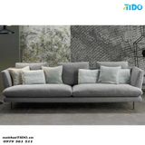  GHẾ SOFA VẢI COTTON MÀU XÁM CHẤT LƯỢNG CAO TI-SF11 