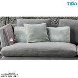  GHẾ SOFA VẢI COTTON MÀU XÁM CHẤT LƯỢNG CAO TI-SF11 