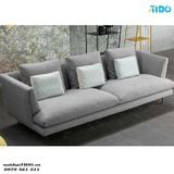  GHẾ SOFA VẢI COTTON MÀU XÁM CHẤT LƯỢNG CAO TI-SF11 