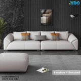  GHẾ SOFA BỌC DA PHONG CÁCH CHÂU ÂU HIỆN ĐẠI TI-SF14 