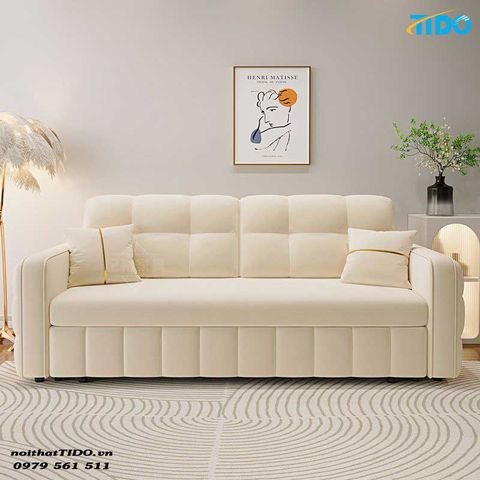  Sofa Giường Da Cao Cấp TI-SFG08 