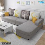  Sofa Giường Kéo Góc Vải Thông Minh TI-SFG47 