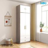  TỦ QUẦN ÁO HIỆN ĐẠI GỖ MDF NHIỀU NGĂN TI-TQA17 