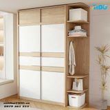  TỦ QUẦN ÁO THÔNG MINH GỖ MDF TI-TQA18 