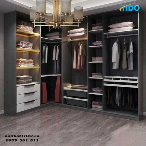 Tủ Quần Áo Chữ L TI-TQA22 