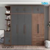  TỦ QUẦN ÁO ĐẸP GỖ MDF CÓ KỆ TRANG TRÍ TI-TQA29 