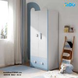  TỦ QUẦN ÁO ĐÁNG YÊU CHO BÉ GỖ MDF TI-TQA39 