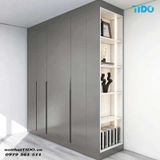  TỦ QUẦN ÁO THỜI TRANG GỖ MDF CÓ KỆ TRANG TRÍ TI-TQA40 
