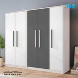  TỦ QUẦN ÁO HIỆN ĐẠI GỖ MDF 2 TỦ TI-TQA59 