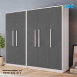  TỦ QUẦN ÁO HIỆN ĐẠI GỖ MDF 2 TỦ TI-TQA59 