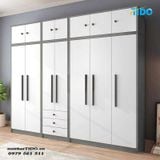 TỦ QUẦN ÁO ĐẸP GỖ MDF 3 TỦ TI-TQA67 
