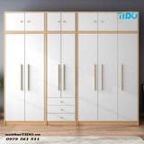  TỦ QUẦN ÁO ĐẸP GỖ MDF 3 TỦ TI-TQA67 