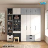  TỦ QUẦN ÁO SANG TRỌNG GỖ MDF CỬA MỞ TI-TQA68 