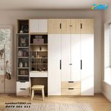  TỦ QUẦN ÁO SANG TRỌNG GỖ MDF CỬA MỞ TI-TQA68 