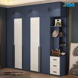  TỦ QUẦN ÁO ĐẸP GỖ MDF CÓ KỆ TRANG TRÍ TI-TQA69 