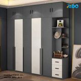  TỦ QUẦN ÁO ĐẸP GỖ MDF CÓ KỆ TRANG TRÍ TI-TQA69 