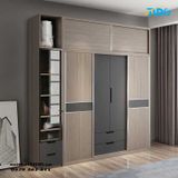  TỦ QUẦN ÁO SANG TRỌNG GỖ MDF CỬA LÙA TI-TQA70 