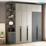  TỦ QUẦN ÁO HIỆN ĐẠI GỖ MDF CÓ KỆ TRANG TRÍ TI-TQA77 