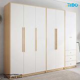  TỦ QUẦN ÁO GỖ MDF CỬA MỞ 5 CÁNH TI-TQA86 