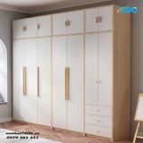  TỦ QUẦN ÁO GỖ MDF KẾT HỢP BÀN LÀM VIỆC TI-TQA87 