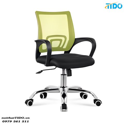  Ghế Văn Phòng Xoay Cho Nhân Viên Xanh Lá TIDO-GX-4005-green 
