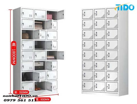  NỘI THẤT VĂN PHÒNG TỦ HỒ SƠ THÉP TIDO-TP-07 