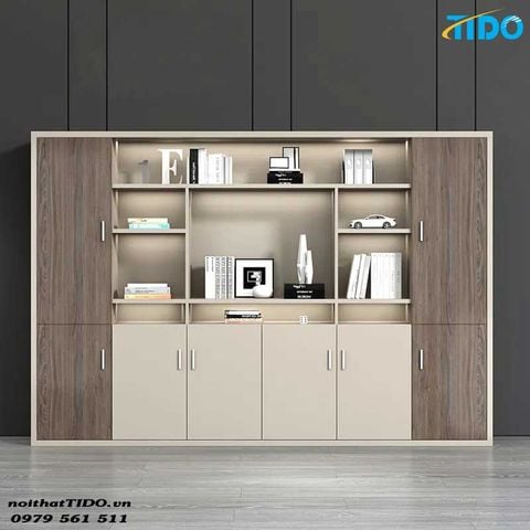  TỦ HỒ SƠ GỖ CHẤT LƯỢNG CAO TIDO-WJG-8 