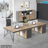  BÀN VĂN PHÒNG PHÂN VÙNG 4 CHỖ KÈM TỦ TIDO-ZYCG-22 