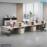  BÀN LÀM VIỆC KẾT HỢP TỦ, VÁCH NGĂN HIỆN ĐẠI TIDO-ZYCG-29 
